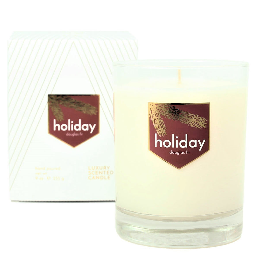 Holiday Douglas Fir Pine Tree Scented Soy Wax Candle - ACDC Co