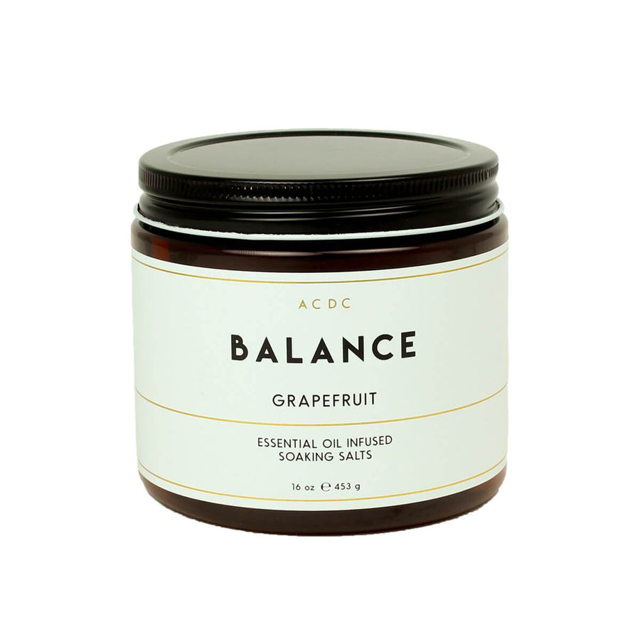 Balance Grapefruit Essential Oil Bath Soaking Salts - ACDC Co