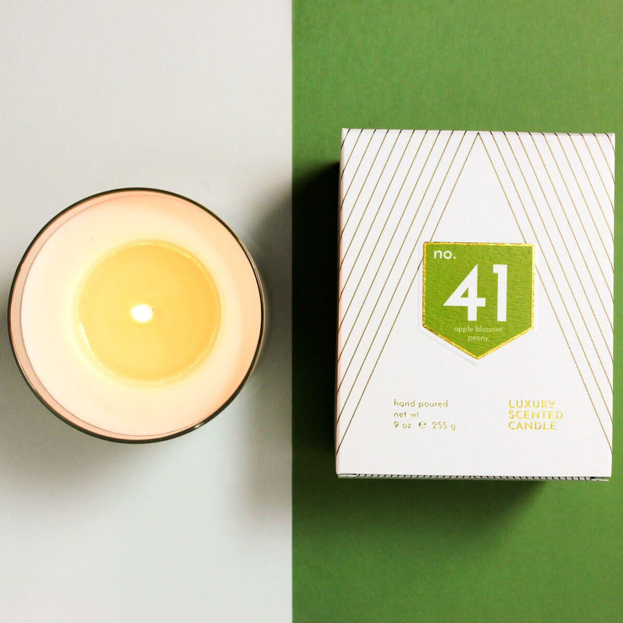 No. 41 Apple Peony Scented Soy Candle - ACDC Co