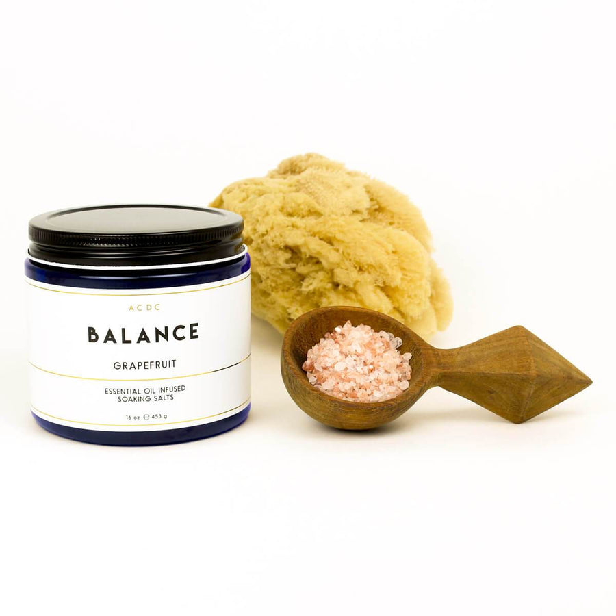 Balance Grapefruit Essential Oil Bath Soaking Salts - ACDC Co