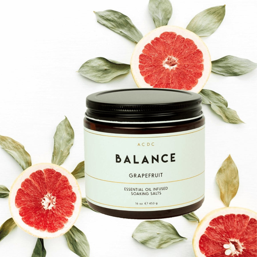 Balance Grapefruit Essential Oil Bath Soaking Salts - ACDC Co