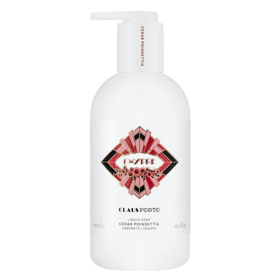 Claus Porto Chypre Cedar Poinsettia Liquid Soap - ACDC Co
