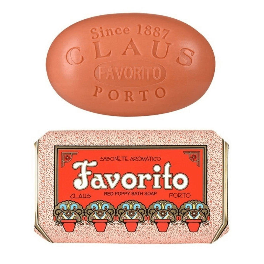 Claus Porto Favorito Red Poppy Soap Bar - ACDC Co