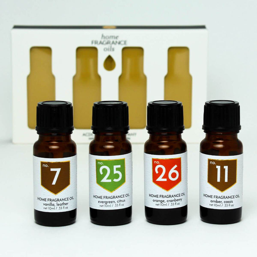 Festive Scented Home Fragrance Diffuser Oils Gift Set - A C D C