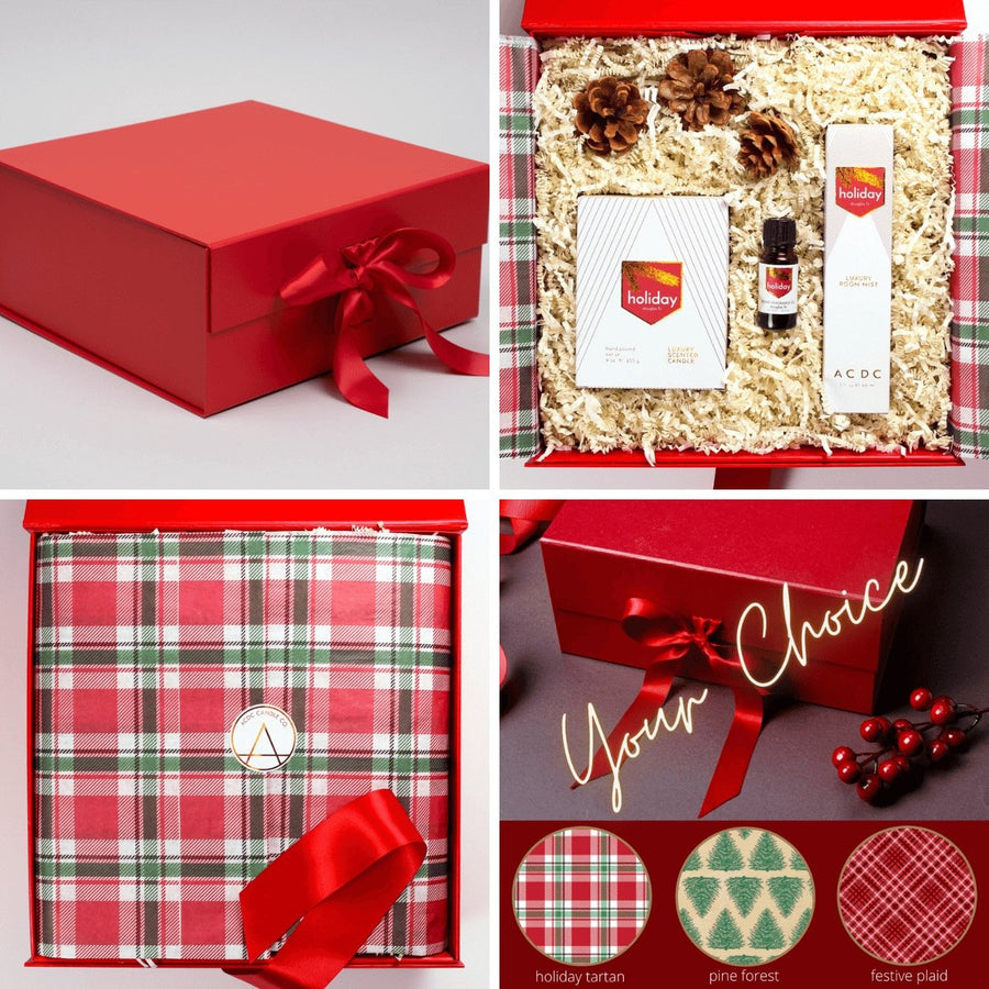 Holiday 3 Piece Home Fragrance Gift Box - ACDC Co