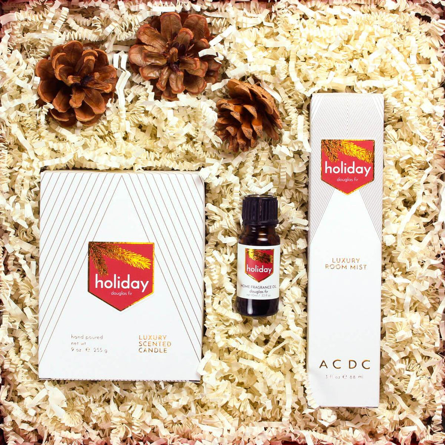 Holiday 3 Piece Home Fragrance Gift Box - ACDC Co