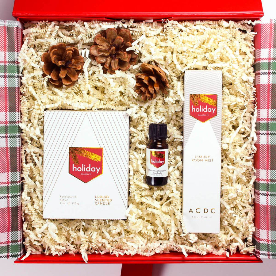 Holiday 3 Piece Home Fragrance Gift Box - ACDC Co