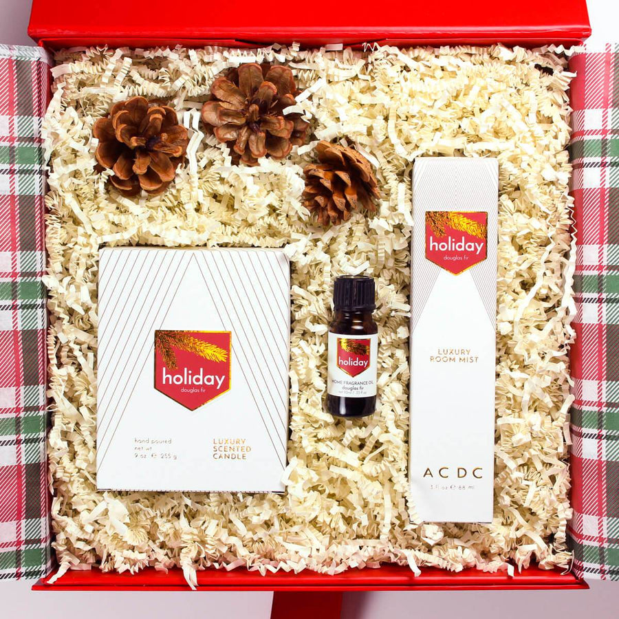 Holiday 3 Piece Home Fragrance Gift Box - ACDC Co
