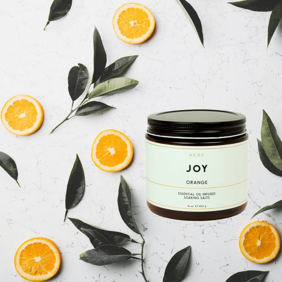 Joy Orange Essential Oil Bath Soaking Salts - ACDC Co