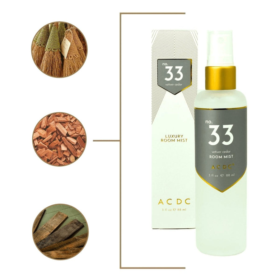 No. 33 Vetiver Cedar Room Mist - A C D C