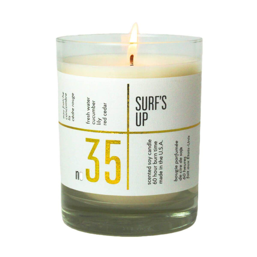 No. 35 Surf's Up Scented Soy Candle - A C D C