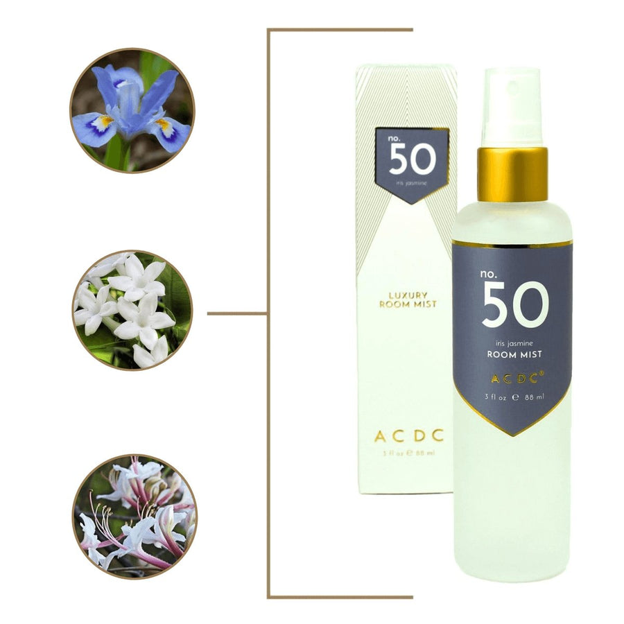 No. 50 Iris Jasmine Room Mist - A C D C