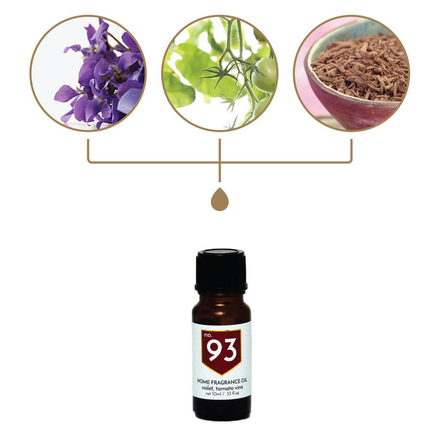 No. 93 Violet Tomato Vine Home Fragrance Diffuser Oil - A C D C