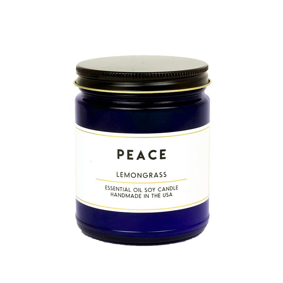 Peace Lemongrass Essential Oil Aromatherapy Candle - ACDC Co