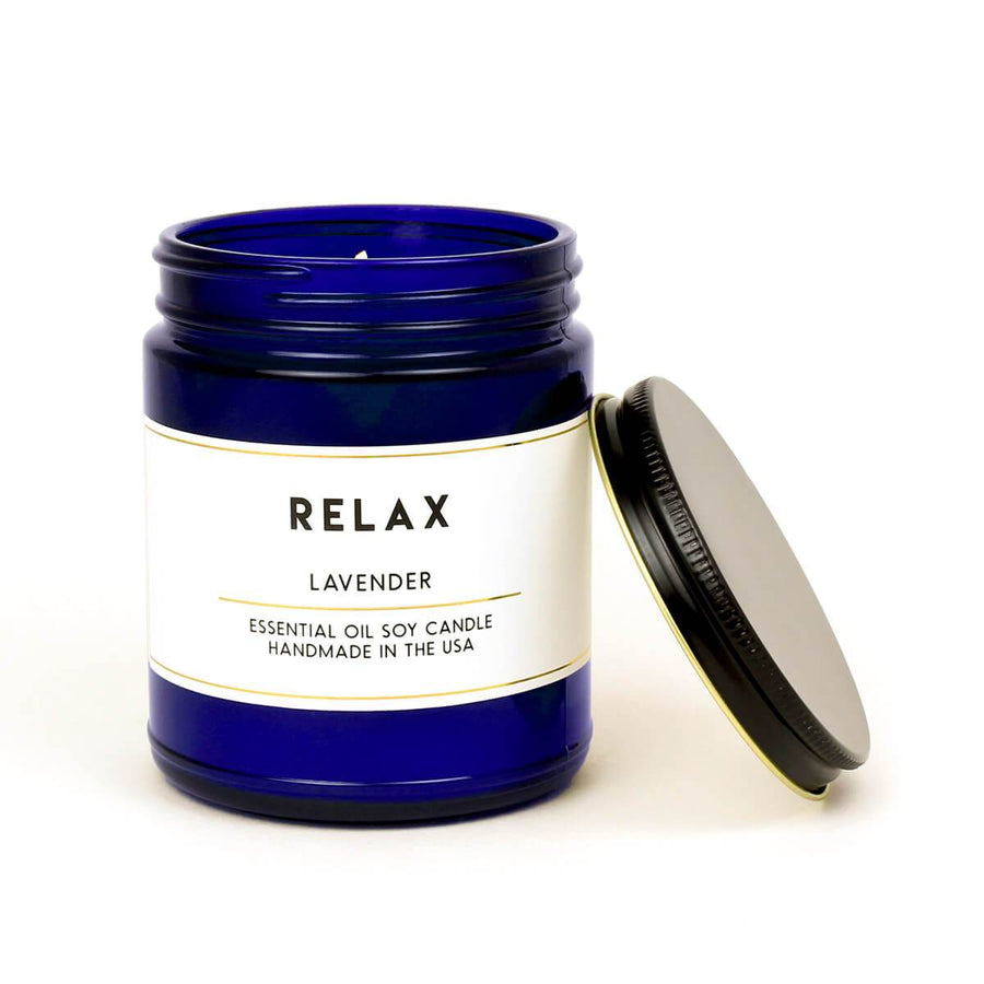 Relax Lavender Essential Oil Aromatherapy Candle - ACDC Co