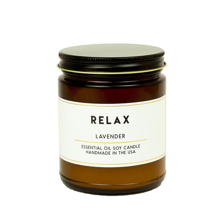 Relax Lavender Essential Oil Aromatherapy Candle - ACDC Co