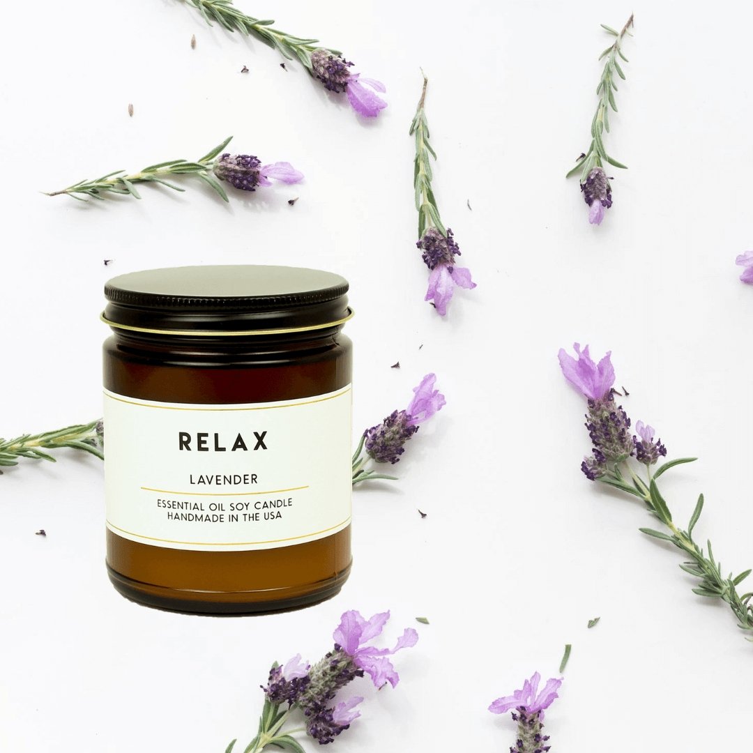 Relax Lavender Essential Oil Aromatherapy Candle - ACDC Co