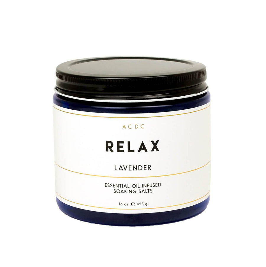 Relax Lavender Essential Oil Bath Soaking Salts - ACDC Co