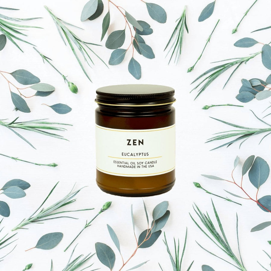 Zen Eucalyptus Essential Oil Aromatherapy Candle - ACDC Co