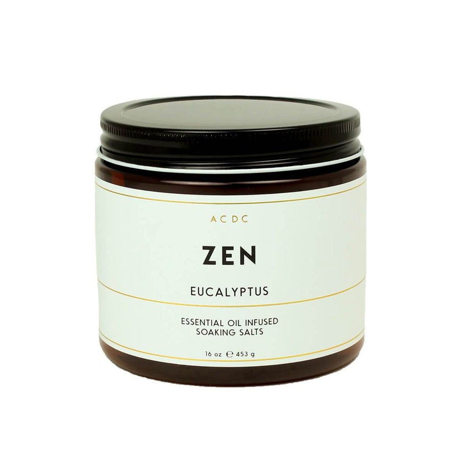 Zen Eucalyptus Essential Oil Bath Soaking Salts - ACDC Co