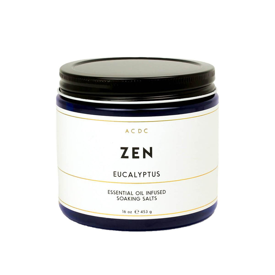 Zen Eucalyptus Essential Oil Bath Soaking Salts - ACDC Co