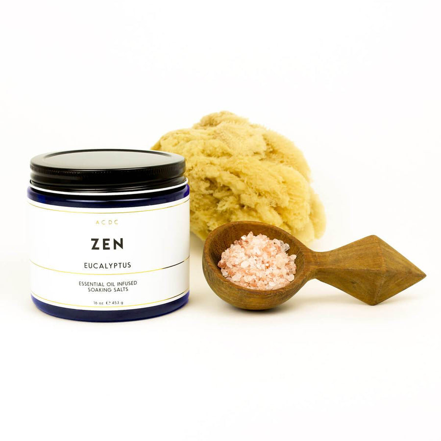 Zen Eucalyptus Essential Oil Bath Soaking Salts - ACDC Co